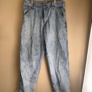 Wrangler carpenter jeans 32x30 distressed denim